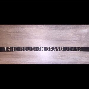 True Religion leather/Metal belt